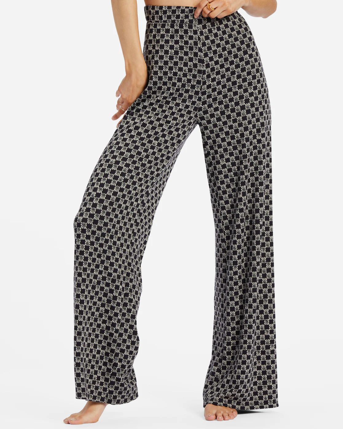 Billabong Check Please Pants - Black Pebble -Biliabong Outlet
