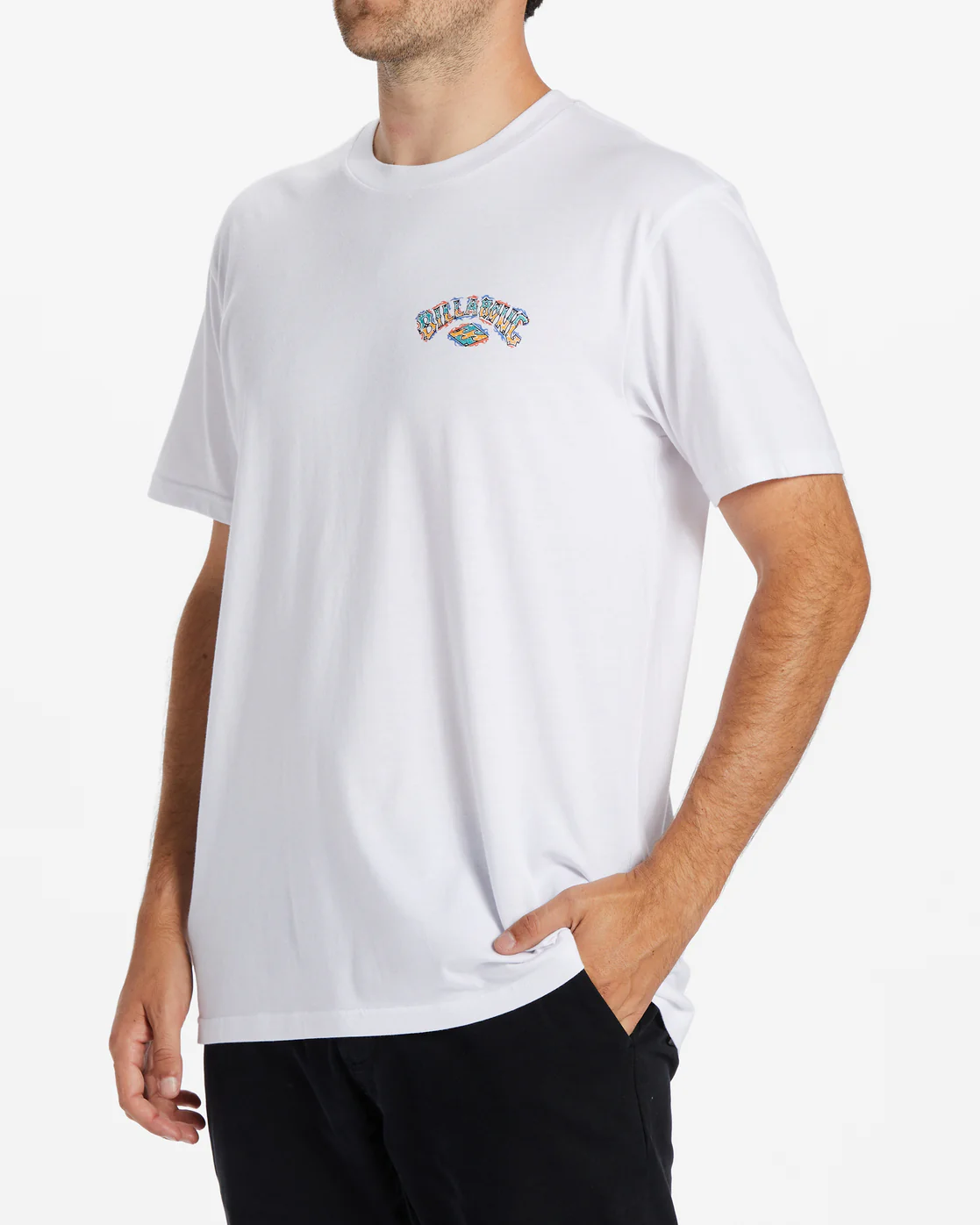 Billabong Theme Arch T-Shirt - White -Biliabong Outlet