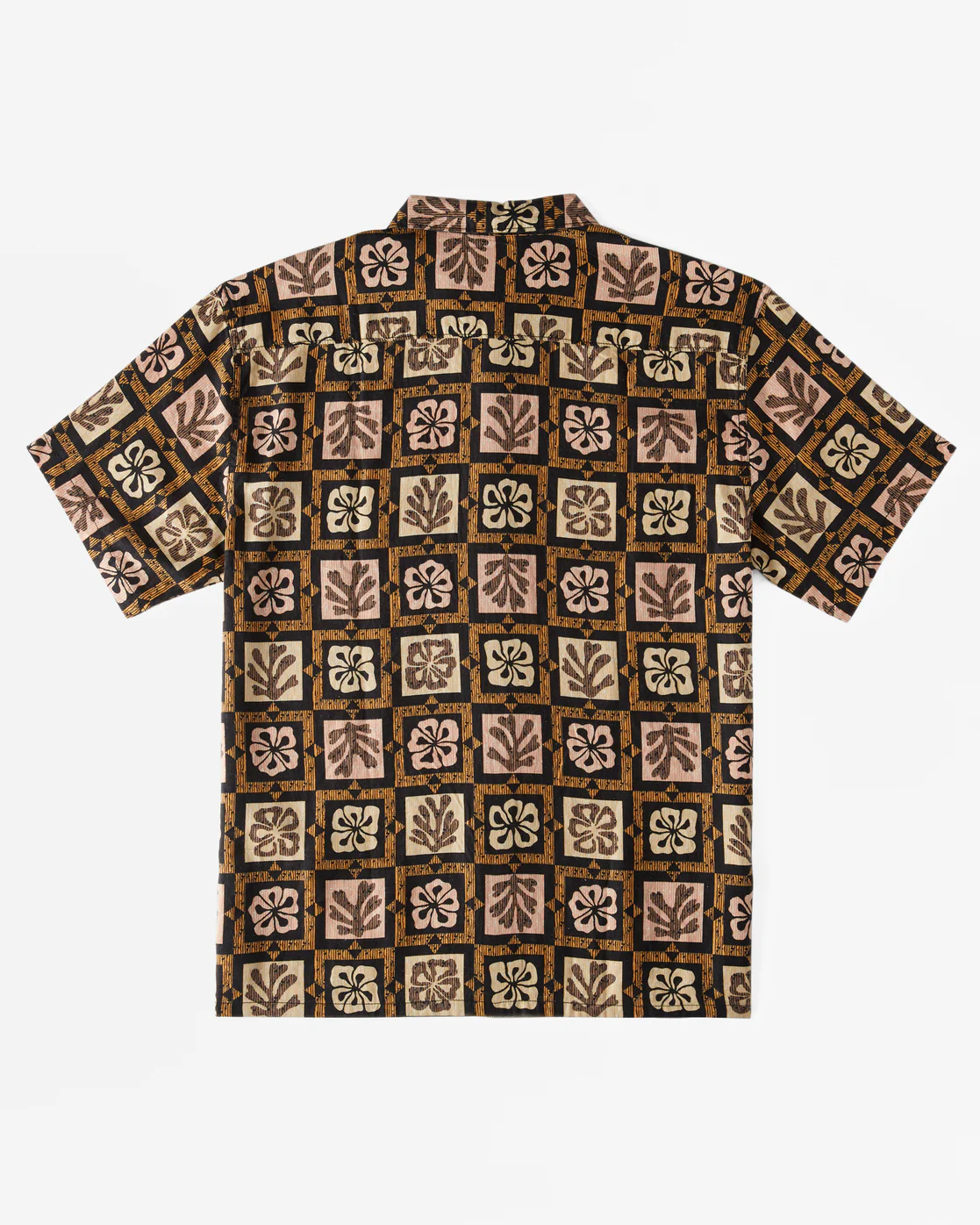 Billabong Tiki Reef Hemp Short Sleeve Woven Shirt - Tiki -Biliabong Outlet