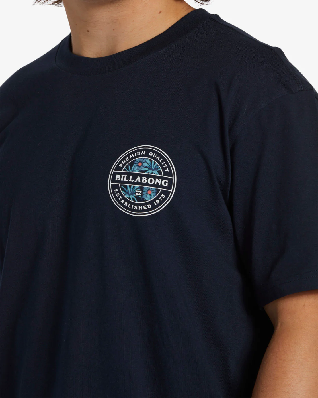 Billabong Rotor Short Sleeve T-Shirt - Navy -Biliabong Outlet