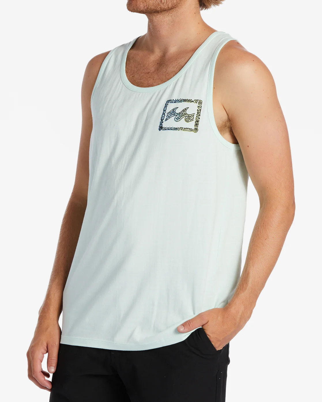 Billabong Crayon Wave Tank Top - Seaglass -Biliabong Outlet