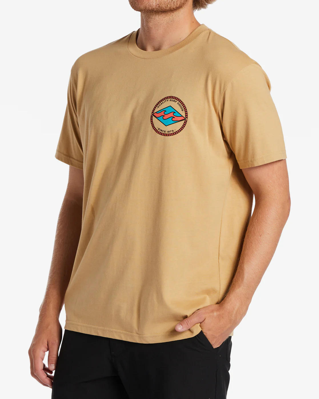 Billabong Rotor Diamond T-Shirt - Dusty Gold -Biliabong Outlet