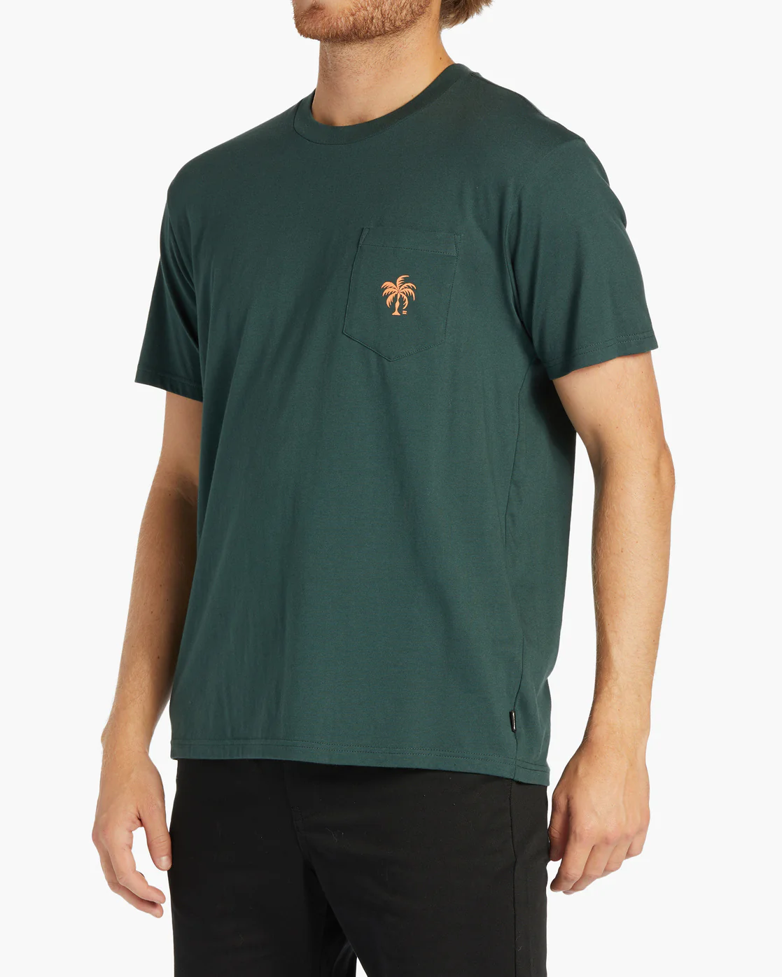 Billabong Tropics Pocket T-Shirt - Dark Forest -Biliabong Outlet