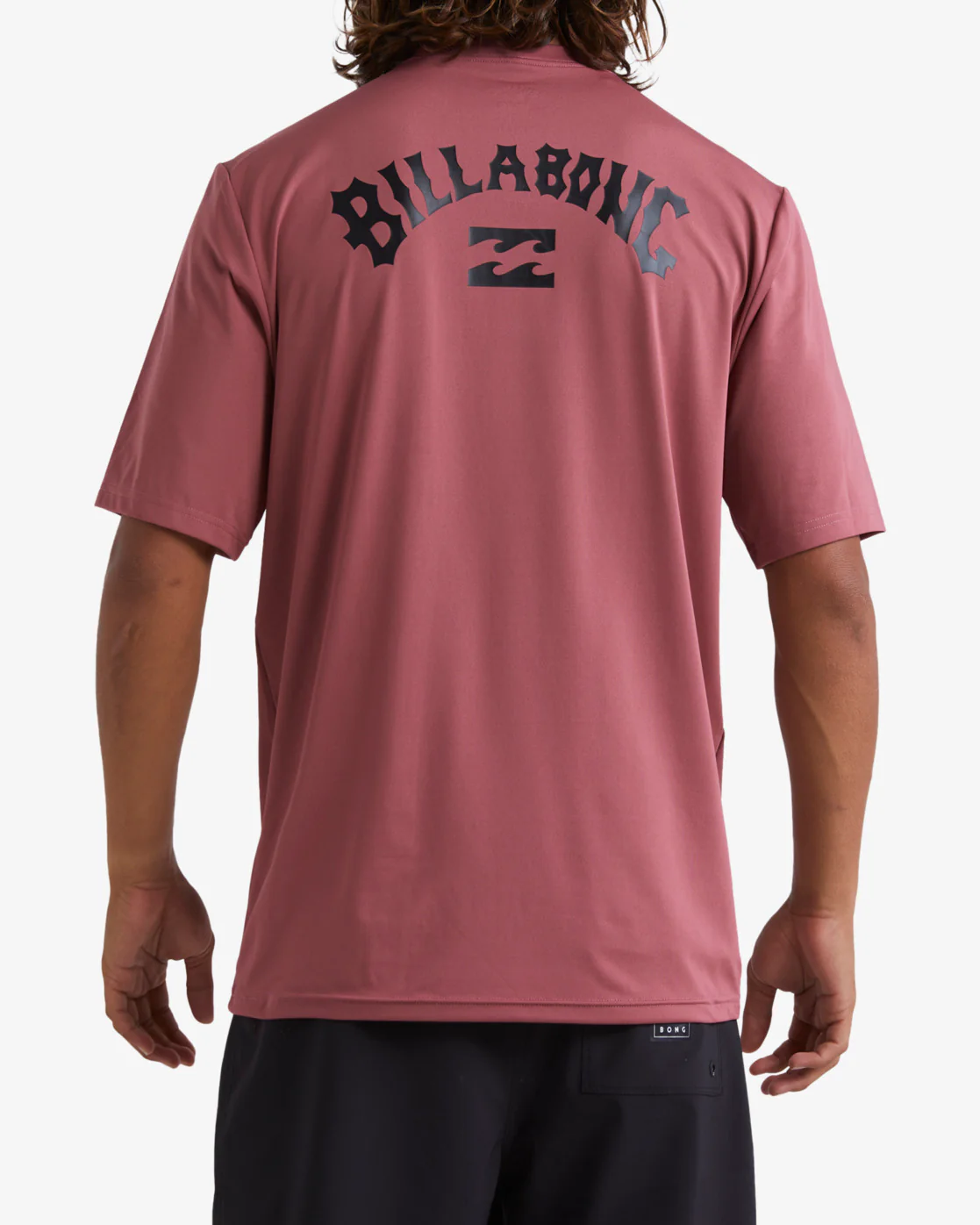Billabong Arch Wave Loose Fit Short Sleeve Surf Tee - Rose Dust -Biliabong Outlet