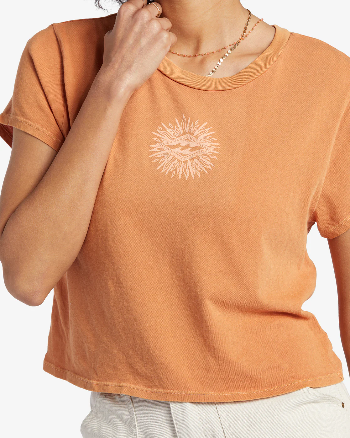 Billabong Diamond Life T-Shirt - Toffee -Biliabong Outlet