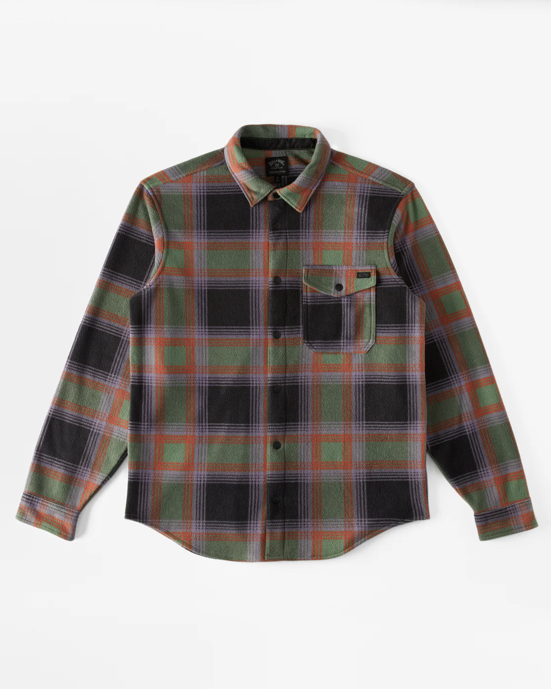 Billabong A/Div Furnace Flannel Shirt - Grey Violet -Biliabong Outlet