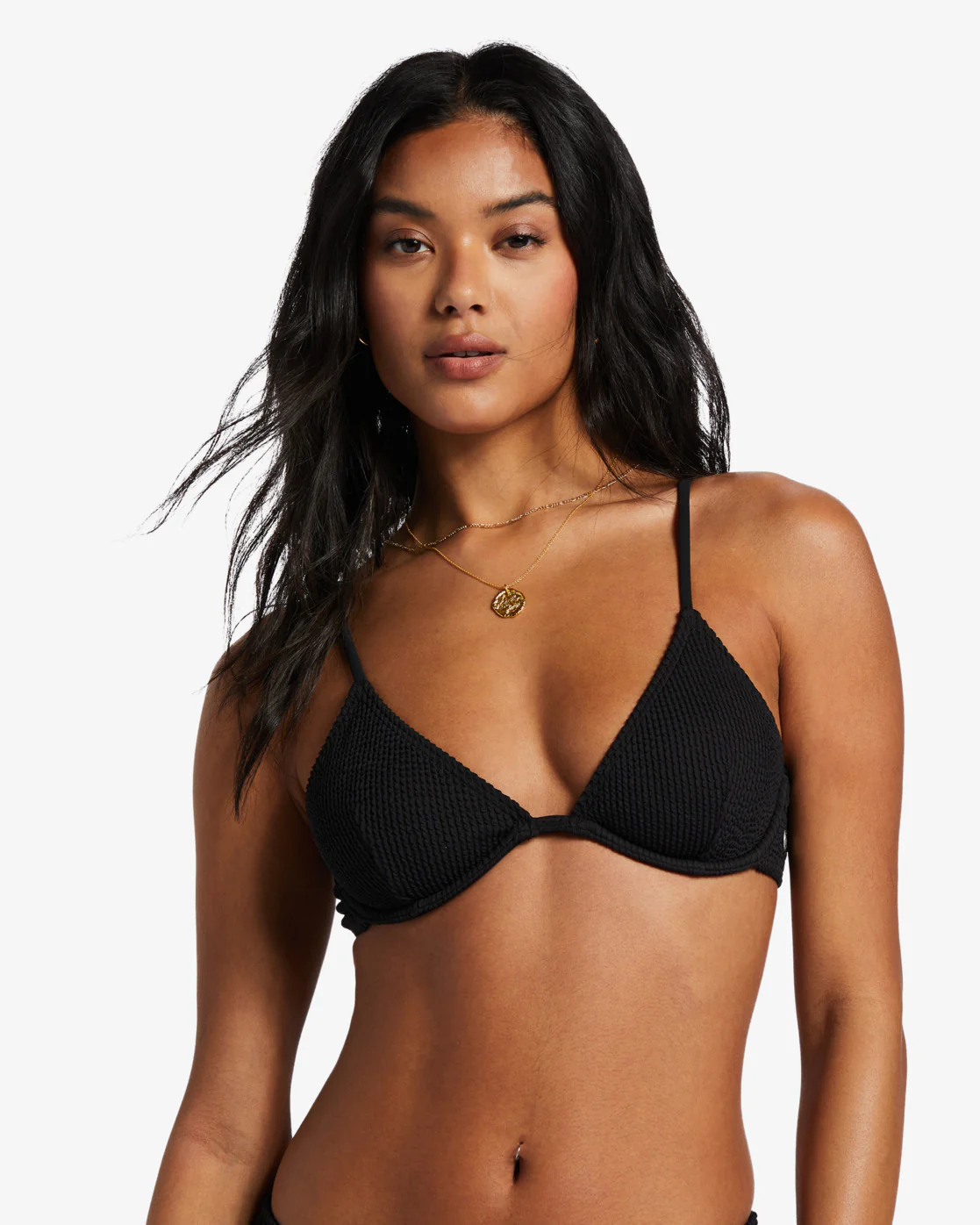 Billabong Summer High Reese Underwired Bikini Top - Black Sands -Biliabong Outlet