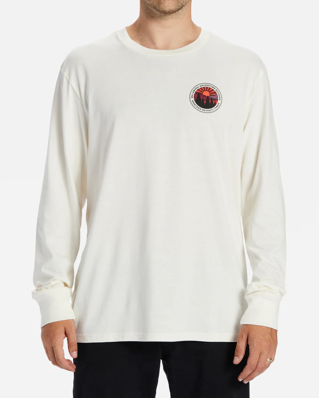 Billabong Rockies Long Sleeve T-Shirt - Off White -Biliabong Outlet