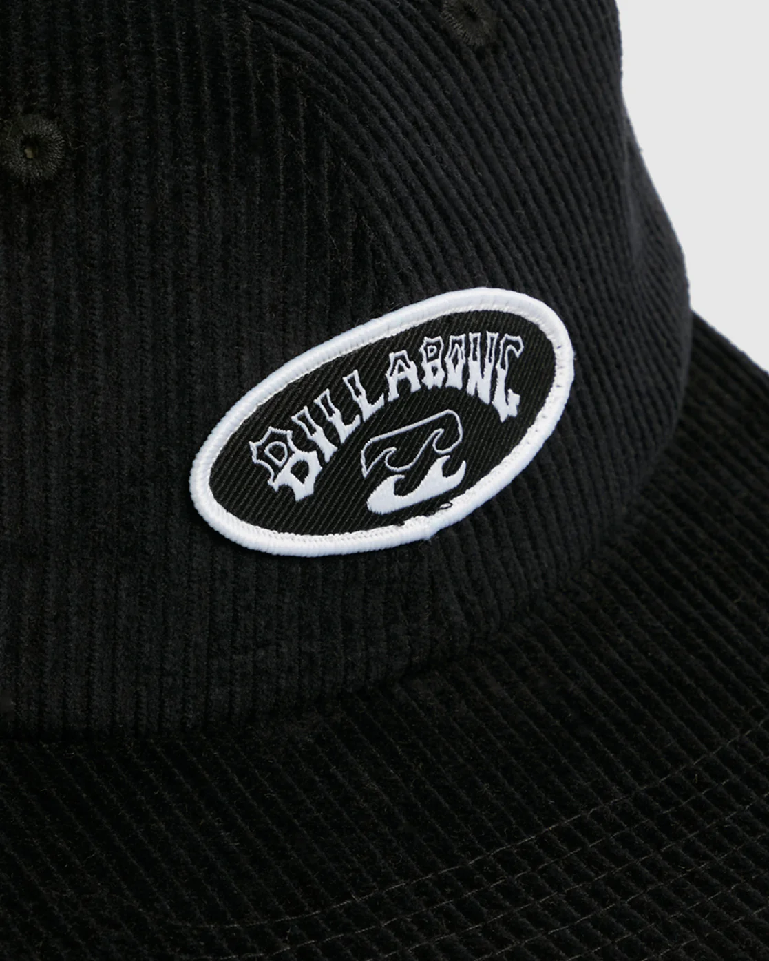 Billabong Base Snapback Hat - Black Corduroy -Biliabong Outlet