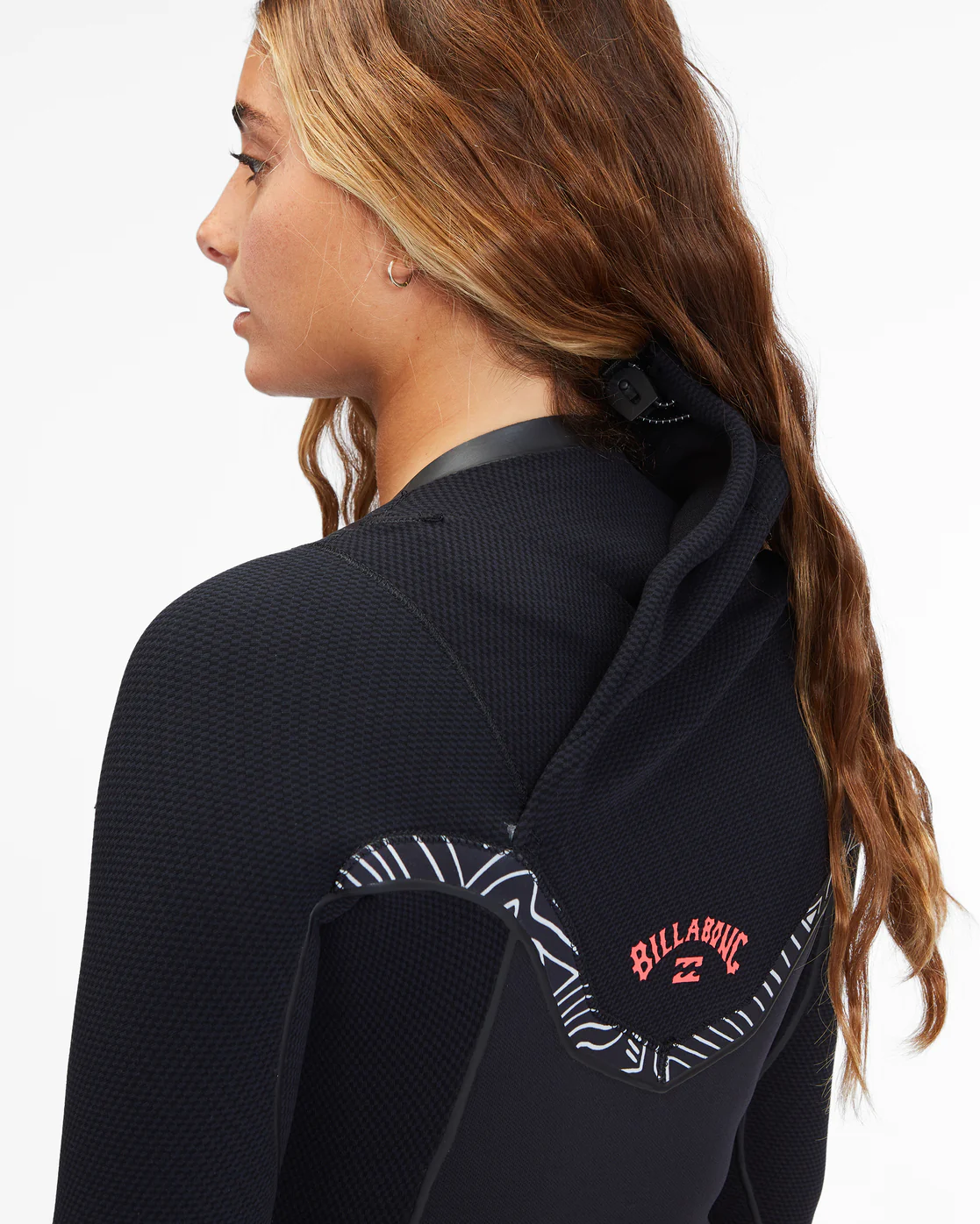 Billabong 3/2 Furnace Comp Chest Zip Wetsuit - Midnight Trails -Biliabong Outlet