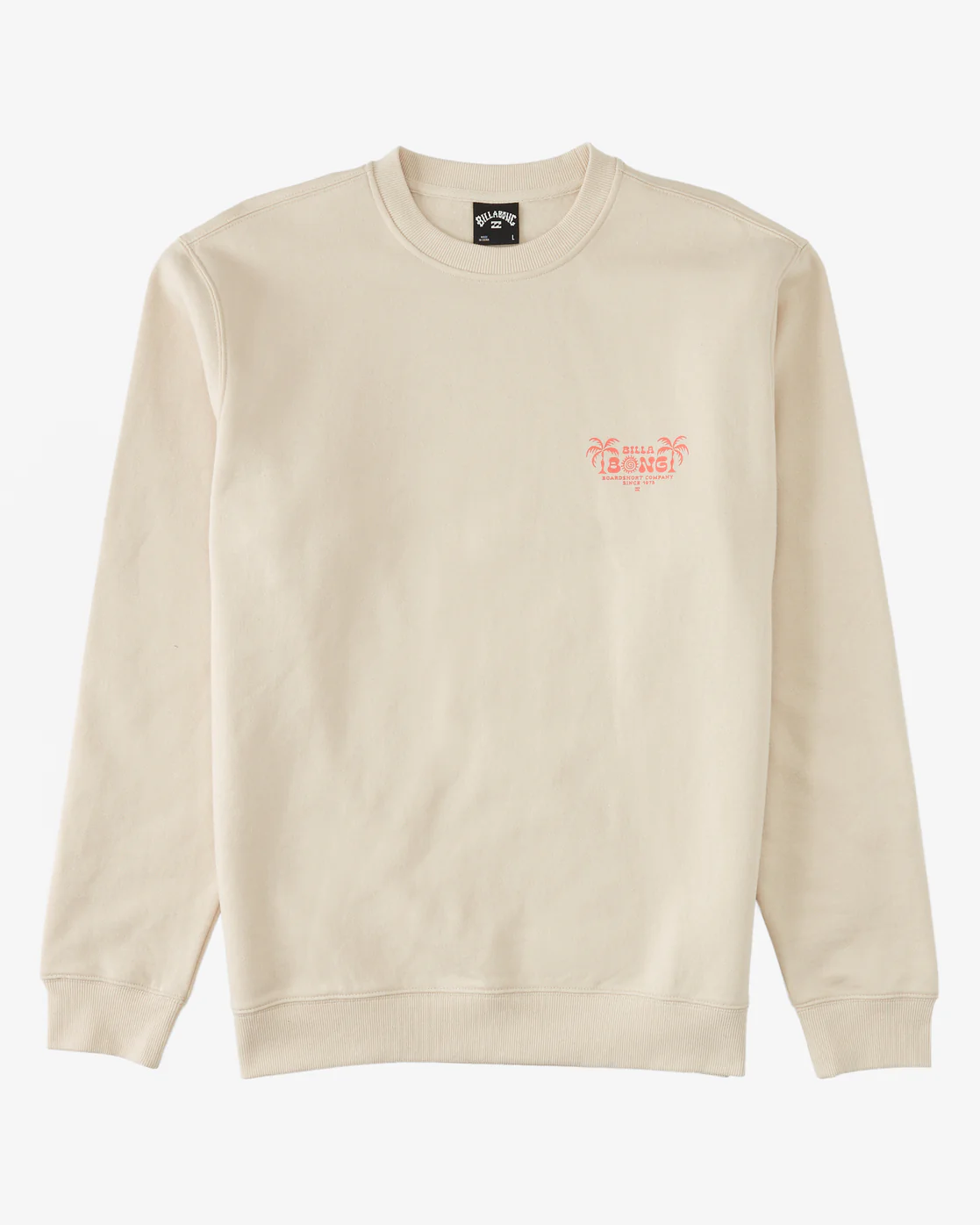 Billabong Short Sands Crew Sweatshirt - Chino -Biliabong Outlet