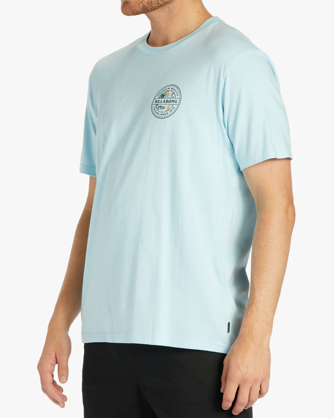 Billabong Rotor Short Sleeve T-Shirt - Coastal Blue -Biliabong Outlet