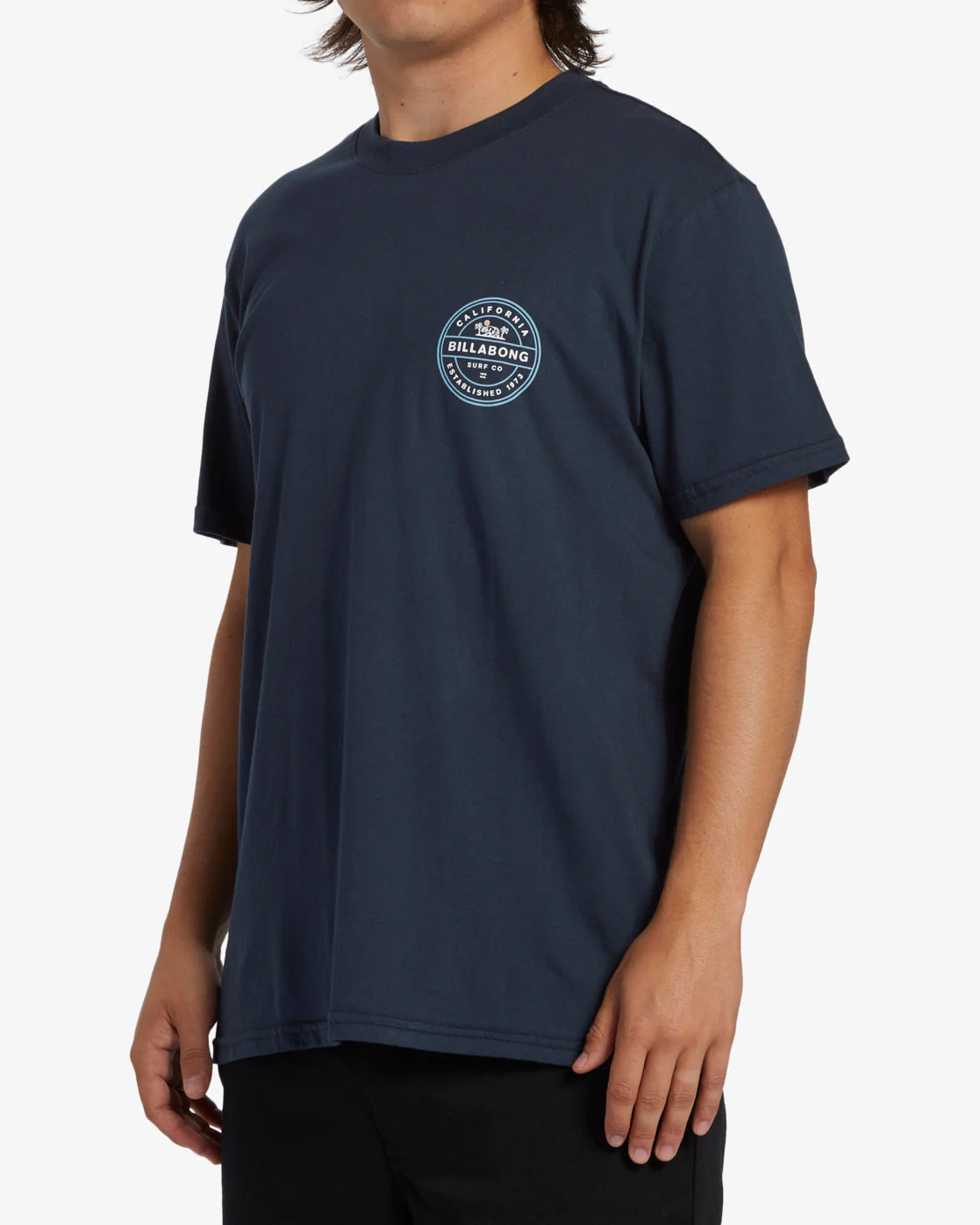 Billabong Rotor California Short Sleeve T-Shirt - Navy -Biliabong Outlet