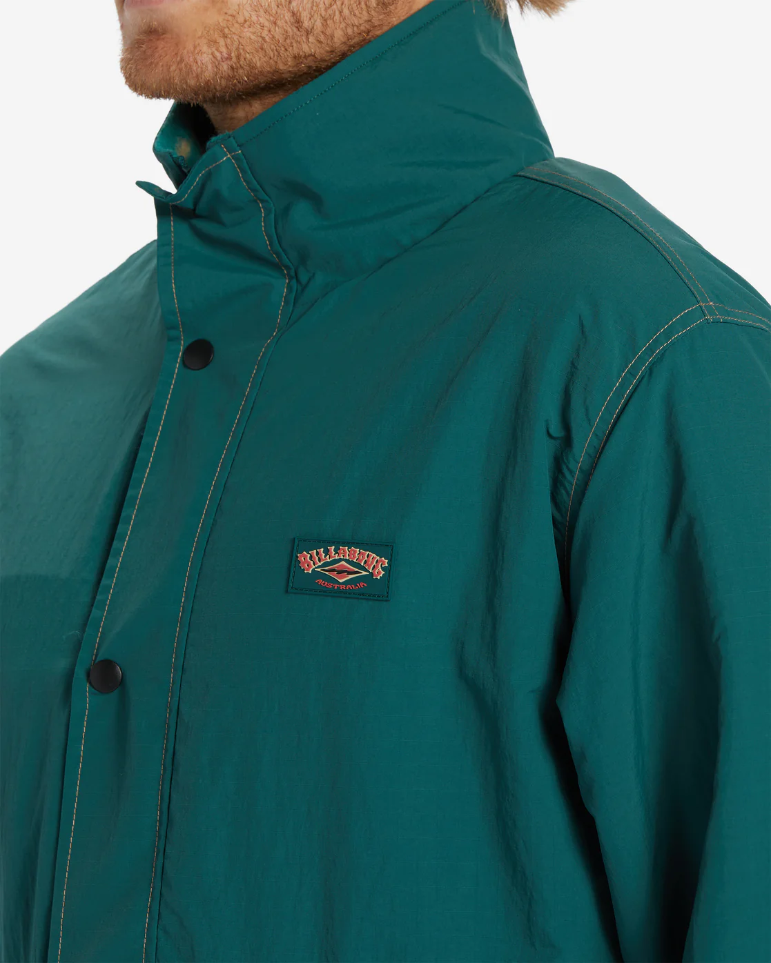 Billabong Gnaraloo Reversible Jacket - Deep Teal -Biliabong Outlet