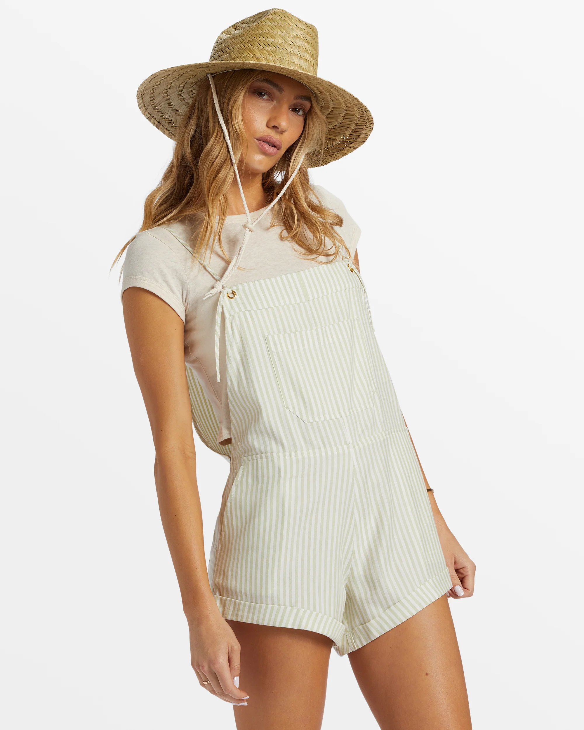 Billabong Wild Pursuit Romper - Light Avocado -Biliabong Outlet