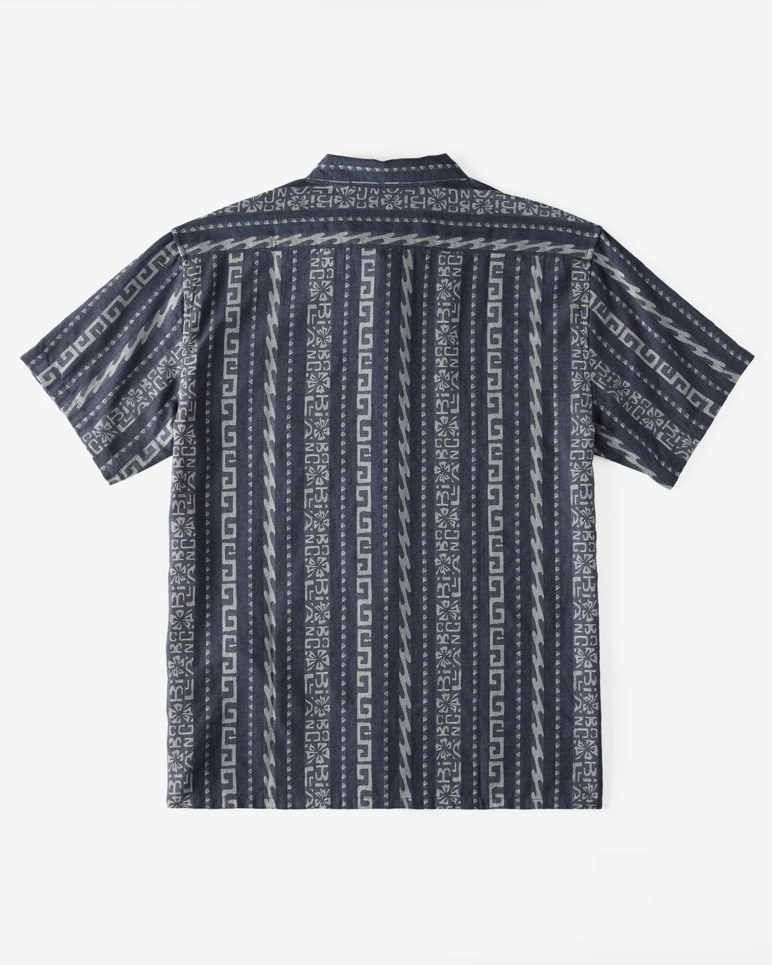 Billabong Sundays Jacquard Short Sleeve Shirt - Slate Blue -Biliabong Outlet