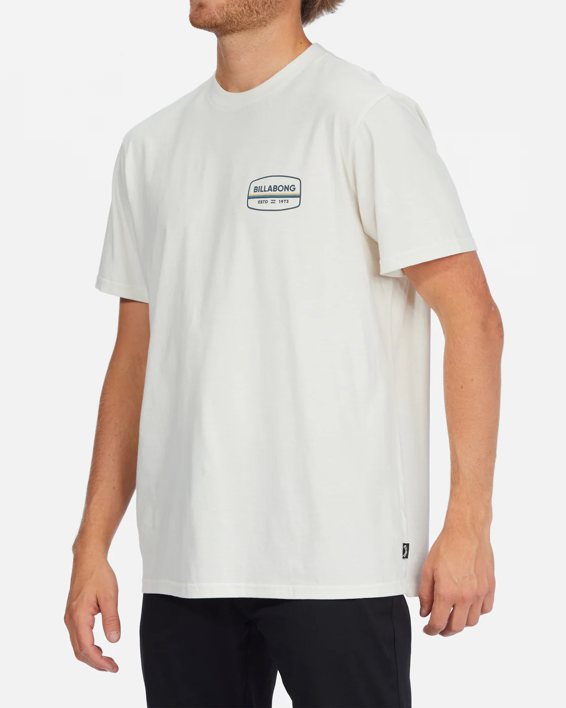 Billabong Walled Short Sleeve T-Shirt - Off White -Biliabong Outlet