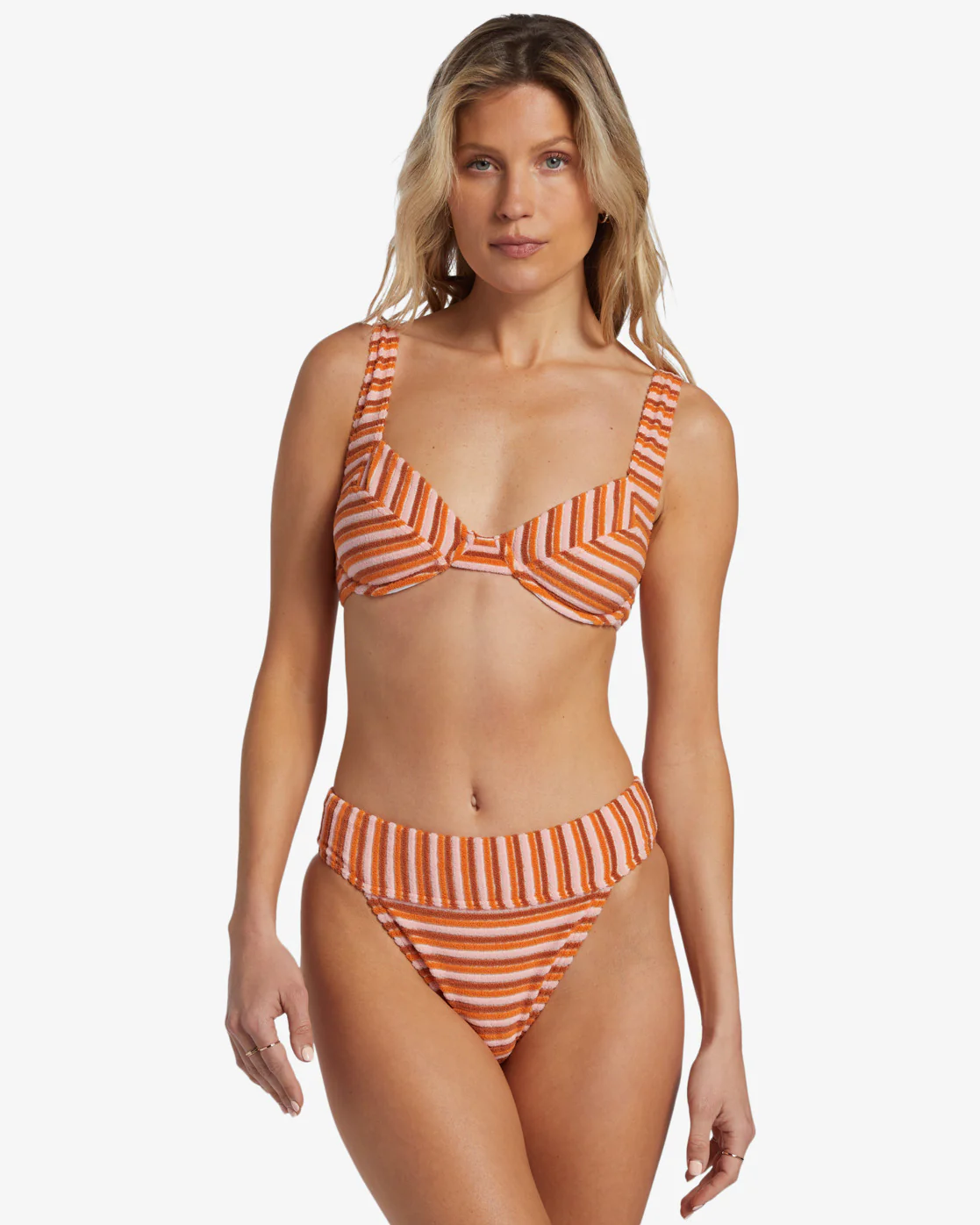 Billabong Tides Terry Aruba Bikini Bottom - Multi -Biliabong Outlet