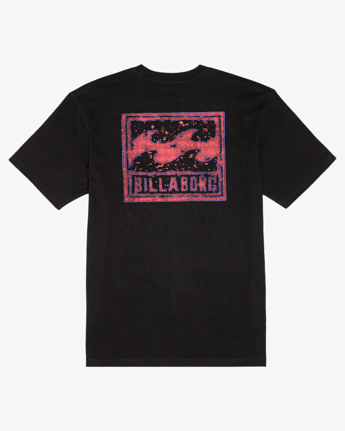Billabong Crayon Wave Short Sleeve T-Shirt - Black -Biliabong Outlet