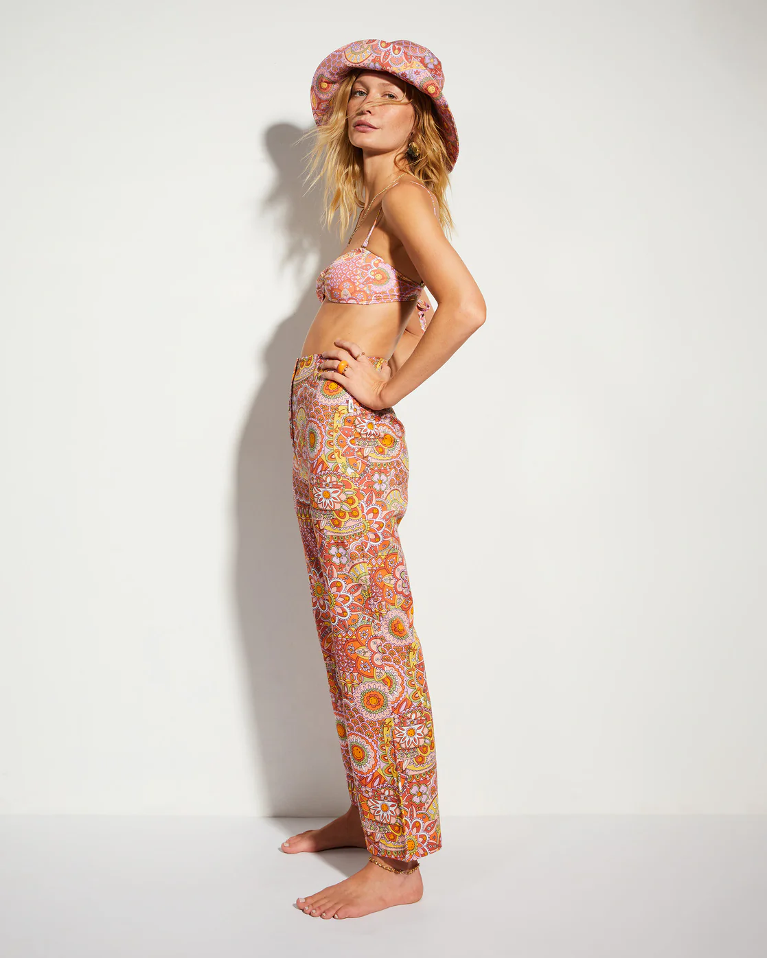 Billabong Billabong X Smiley So Trippy Linen Pants - Multi -Biliabong Outlet