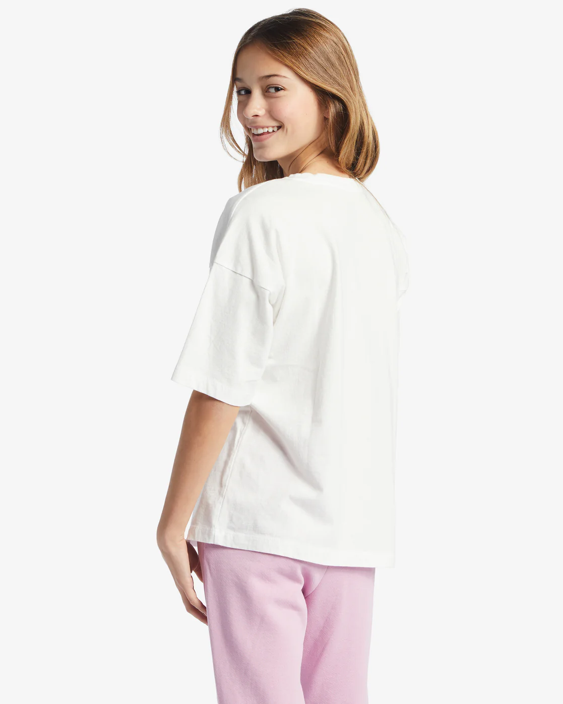 Billabong Girls Have A Nice Day T-Shirt - Salt Crystal -Biliabong Outlet