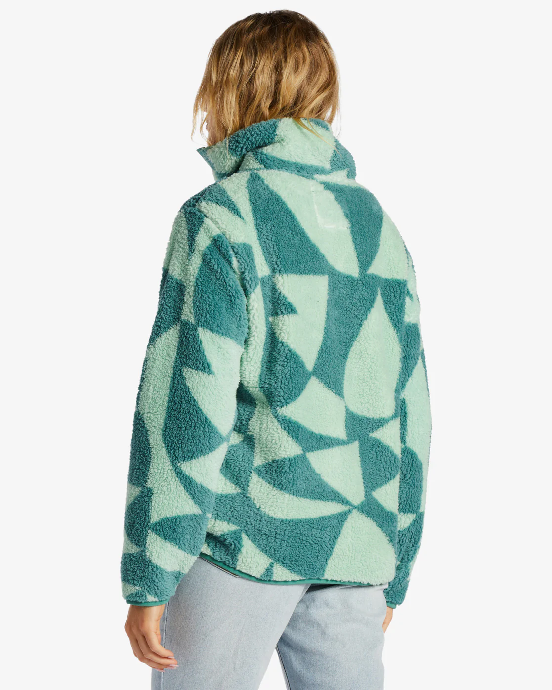 Billabong Switchback Mock Neck Fleece - Pine -Biliabong Outlet