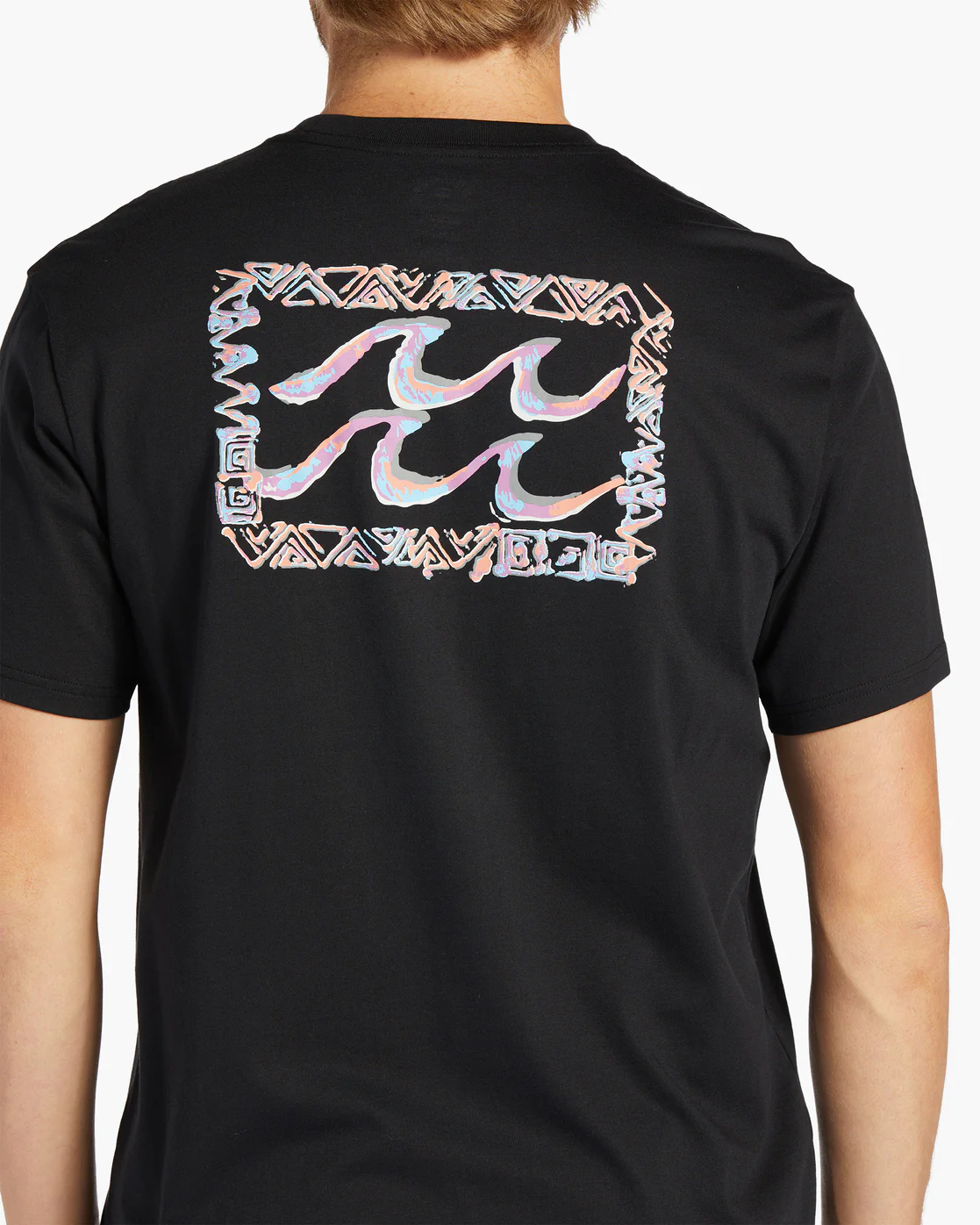 Billabong Traces Short Sleeve T-Shirt - Black -Biliabong Outlet