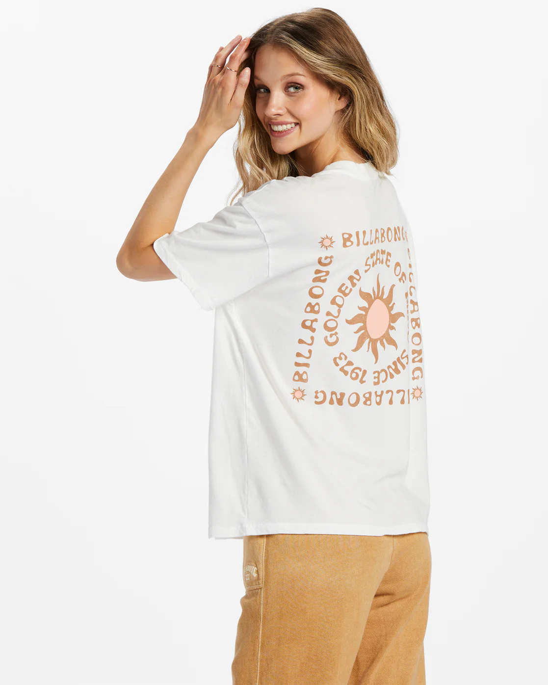 Billabong Golden State T-Shirt - Salt Crystal -Biliabong Outlet