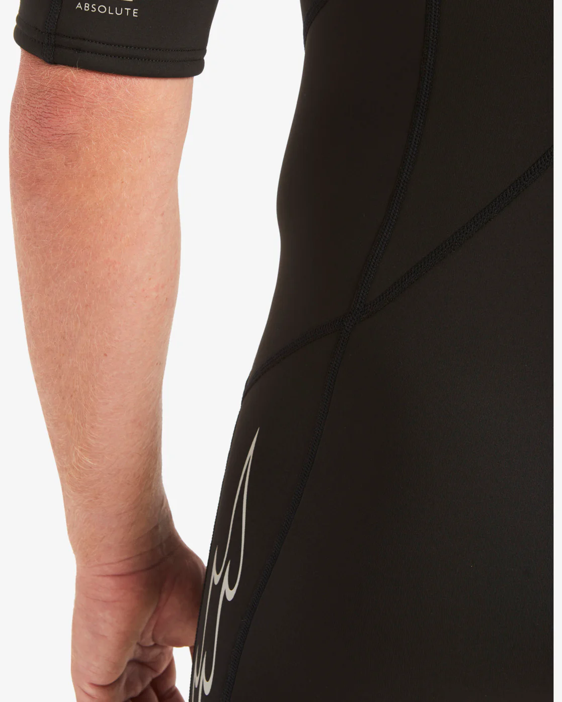 Billabong 2/2mm Absolute Short Sleeve Back Zip Springsuit - Black -Biliabong Outlet
