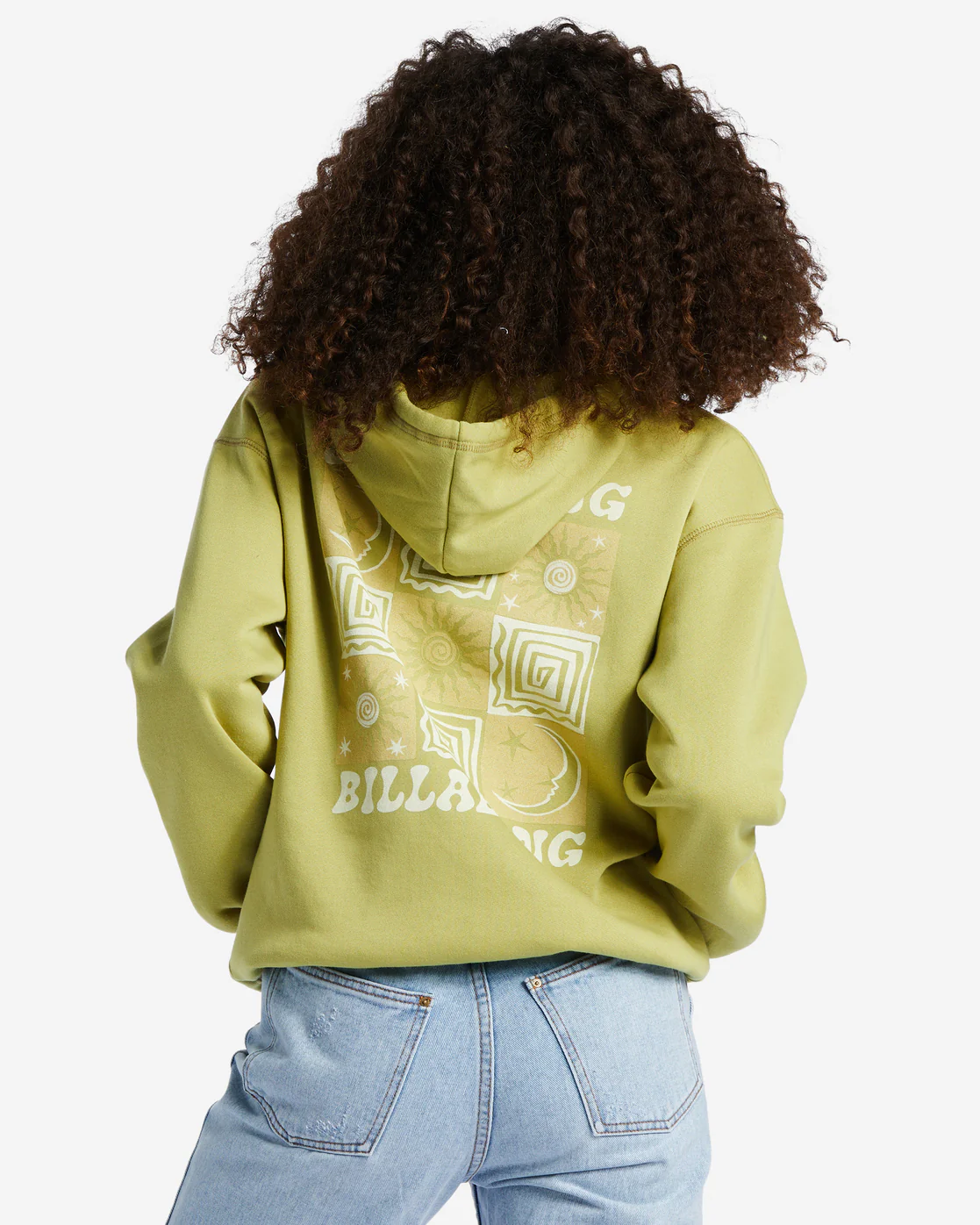 Billabong Cosmic Moon Sweatshirt - Kiwi -Biliabong Outlet