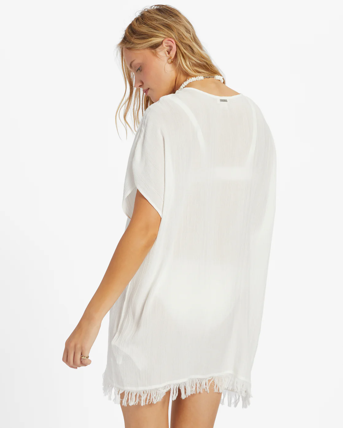Billabong Walk Away Tunic Top - Salt Crystal -Biliabong Outlet