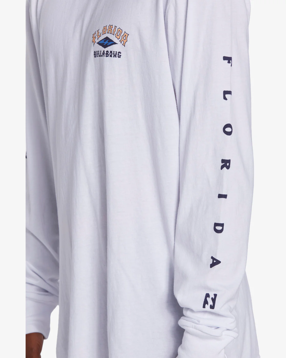 Billabong Arch Florida Long Sleeve T-Shirt - White -Biliabong Outlet