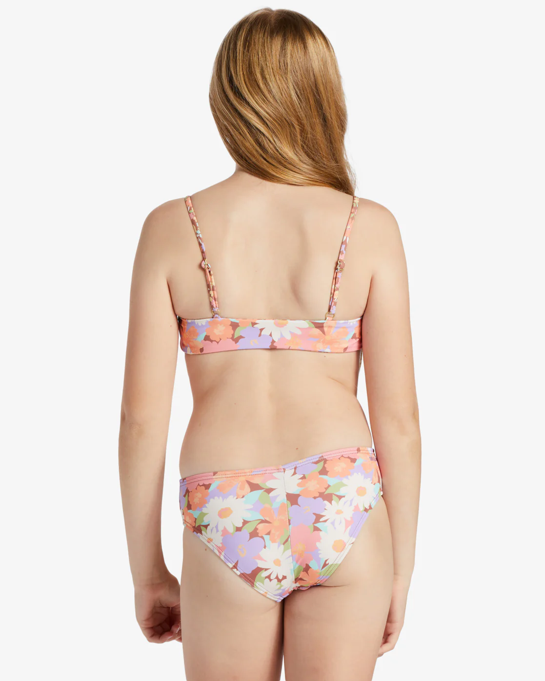 Billabong Girls Last Bloom Two Piece Reversible Bikini Set - Multi -Biliabong Outlet