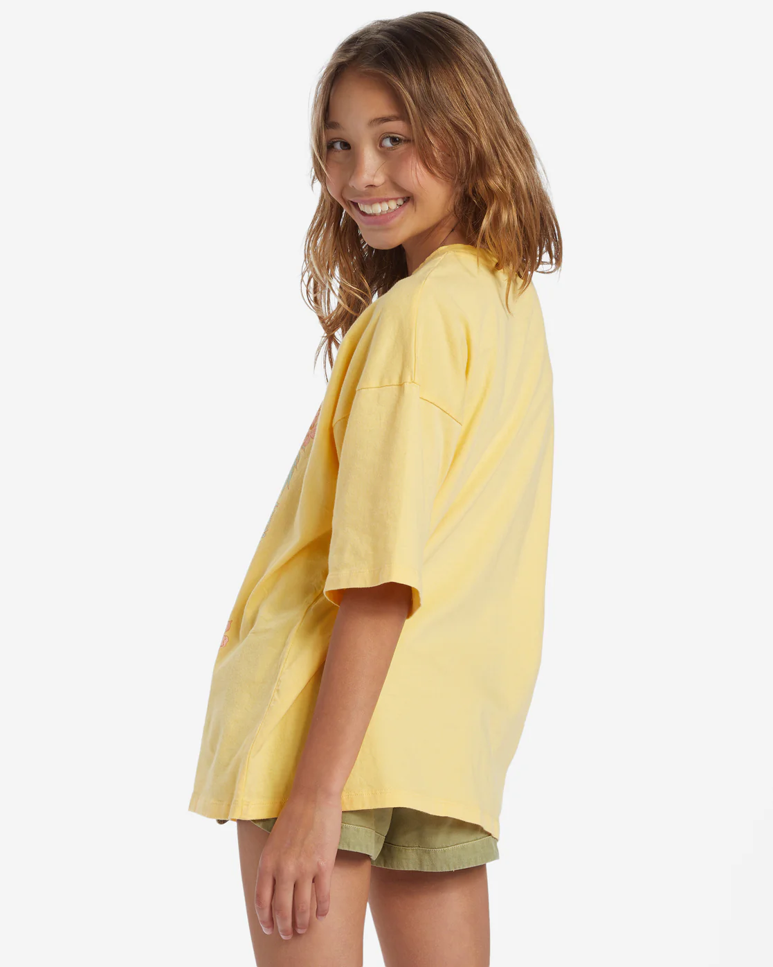 Billabong Girls Lost In Bliss T-Shirt - Honeysuckle -Biliabong Outlet