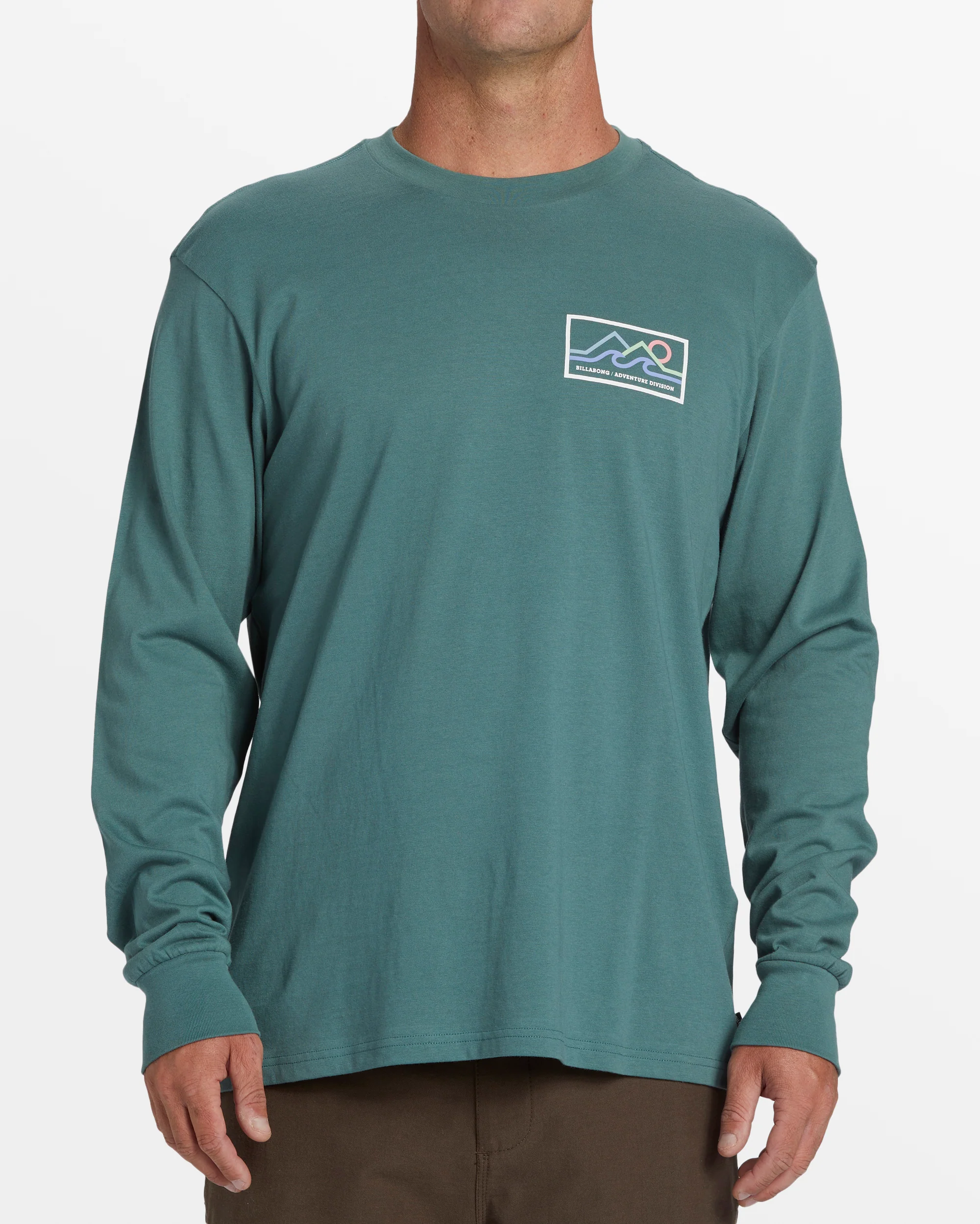 Billabong A/Div Length Long Sleeve T-Shirt - Sea Pine -Biliabong Outlet