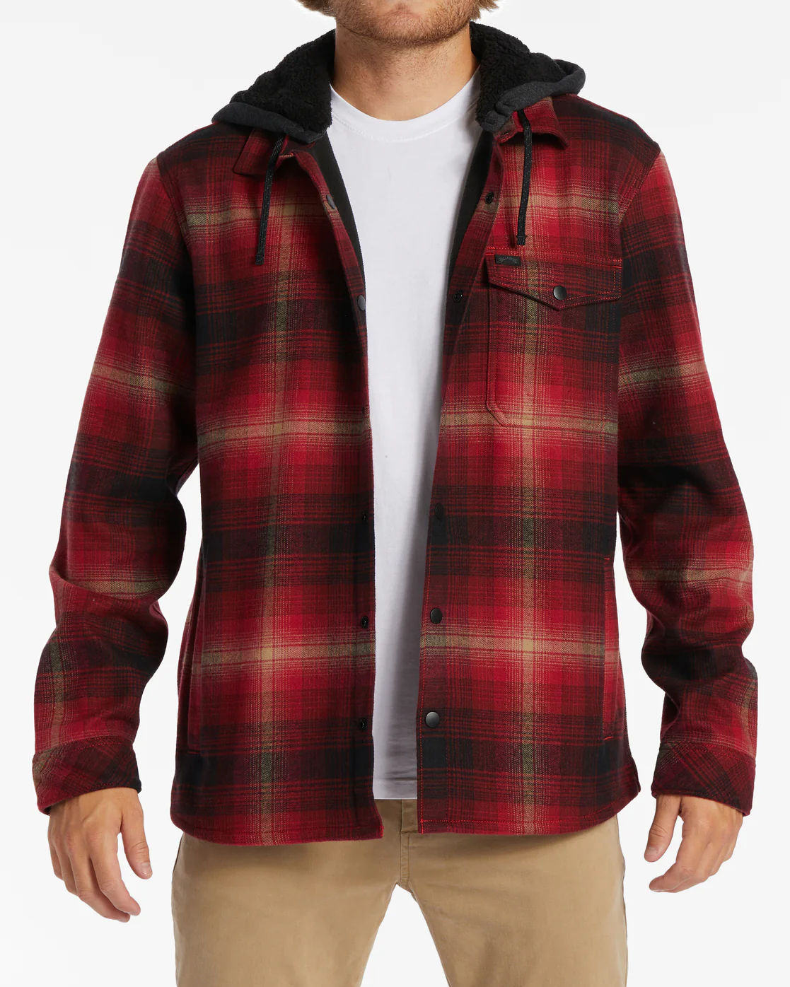 Billabong A/Div Furnace Bonded Flannel Shirt - Coral -Biliabong Outlet