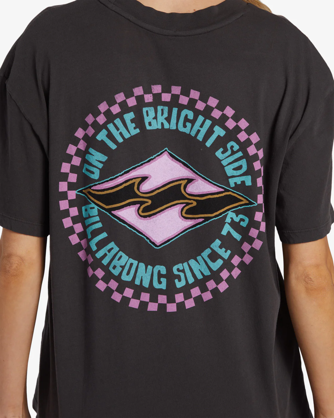 Billabong Bright Side T-Shirt - Off Black -Biliabong Outlet