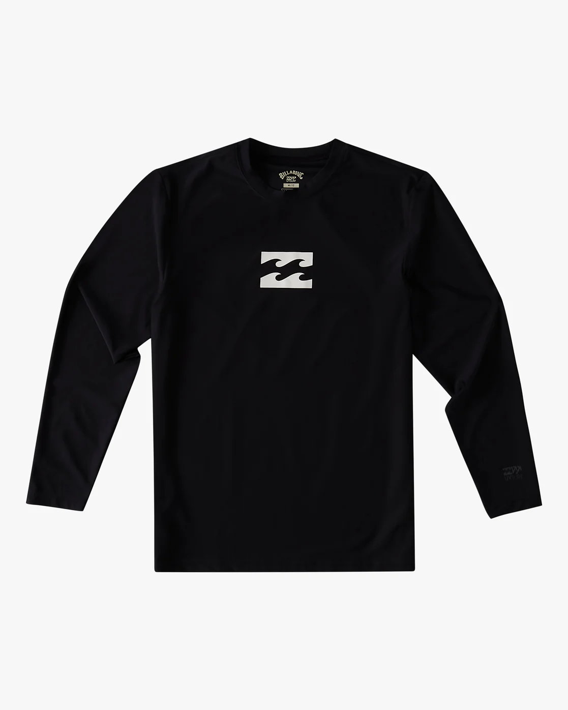 Billabong Boys All Day Wave Loose Fit Long Sleeve Surf Tee - Black -Biliabong Outlet
