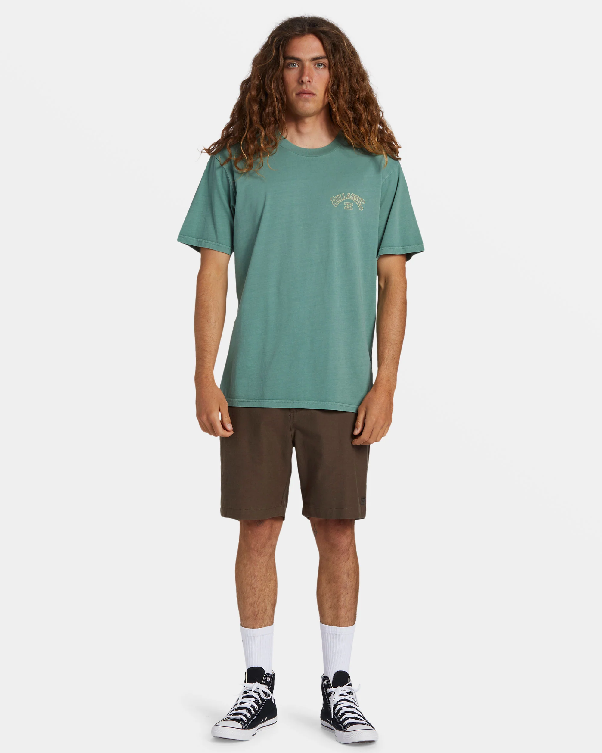 Billabong Arch Wash T-Shirt - Sea Pine -Biliabong Outlet