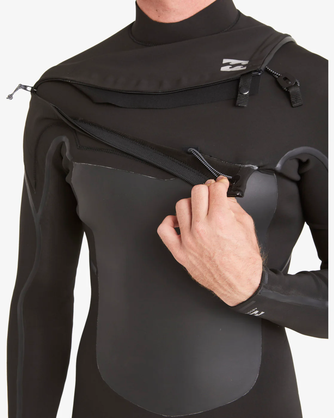 Billabong 3/2 Absolute Plus Chest Zip Full Wetsuit - Black -Biliabong Outlet