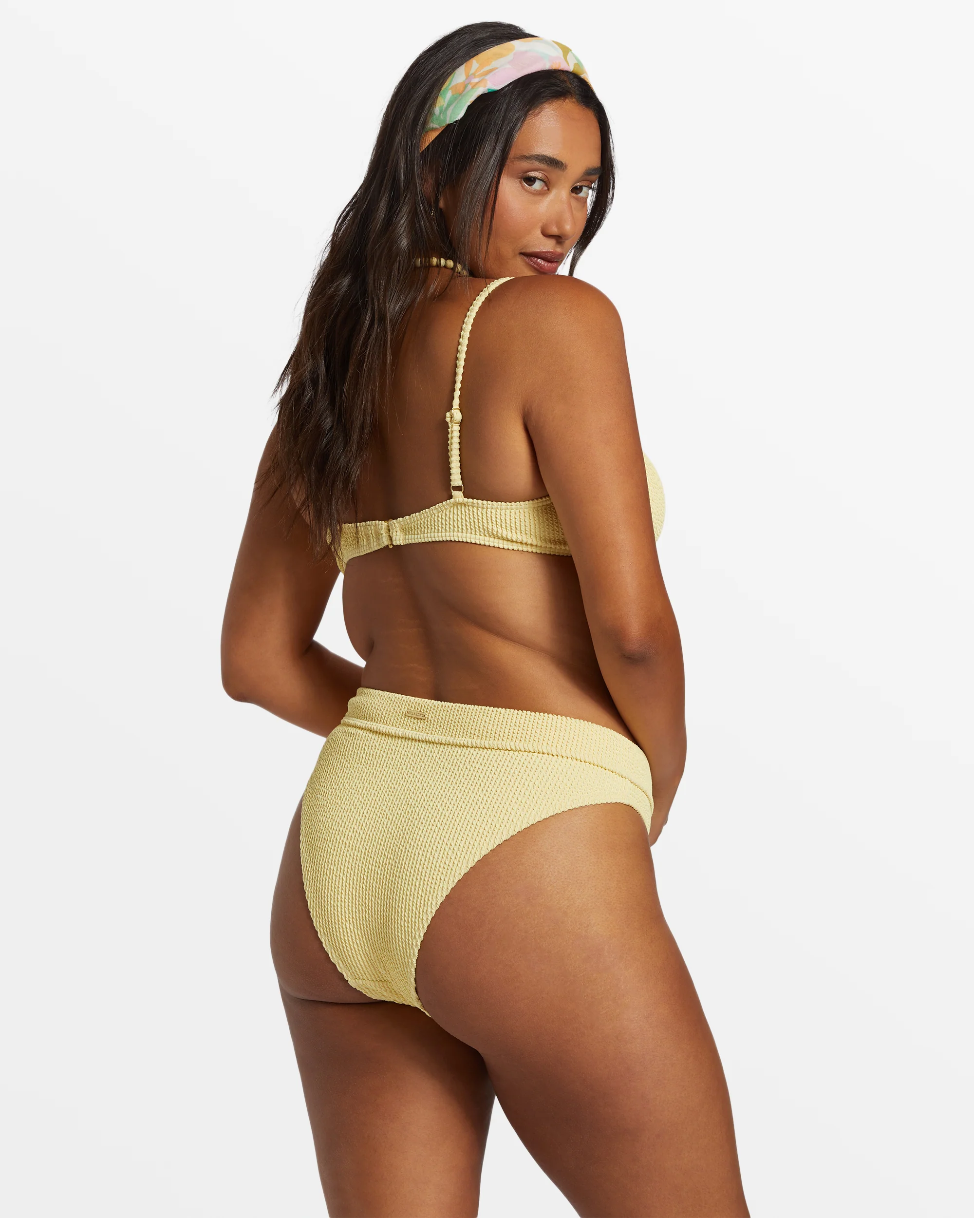 Billabong Summer High Maui Rider Bikini Bottoms - Mellow Yellow -Biliabong Outlet
