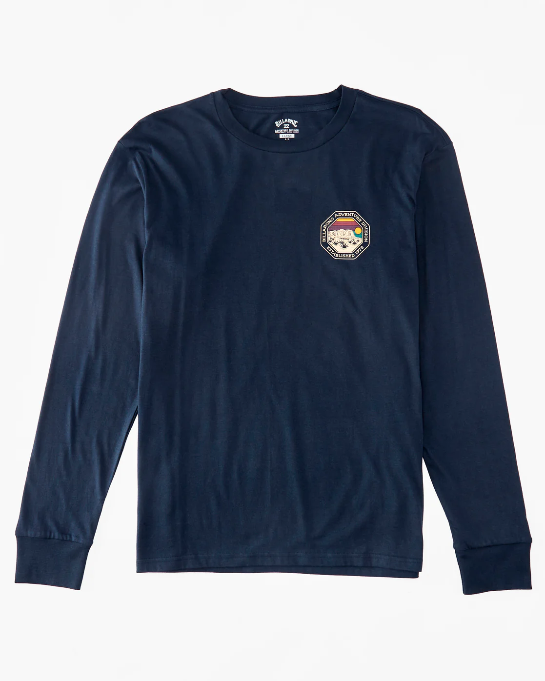 Billabong Rockies Long Sleeve T-Shirt - Navy -Biliabong Outlet