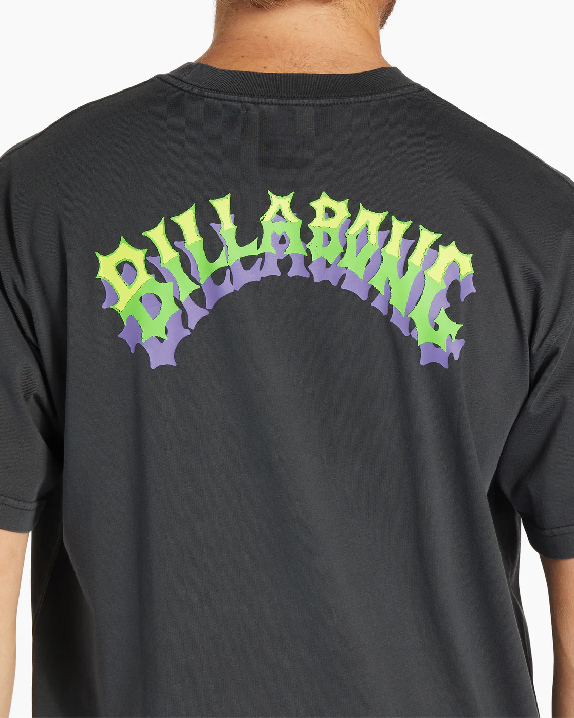 Billabong Arch Wave OG Short Sleeve Wave Washed T-Shirt - Washed Black -Biliabong Outlet