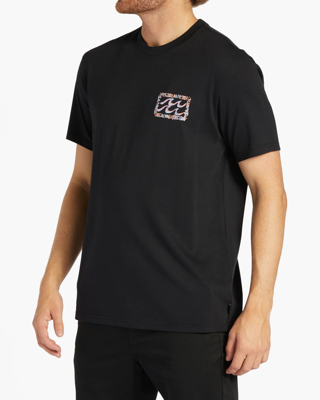 Billabong Traces Short Sleeve T-Shirt - Black -Biliabong Outlet