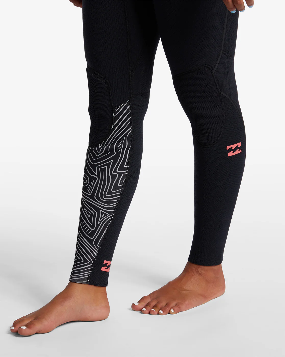 Billabong 3/2 Furnace Comp Chest Zip Wetsuit - Midnight Trails -Biliabong Outlet
