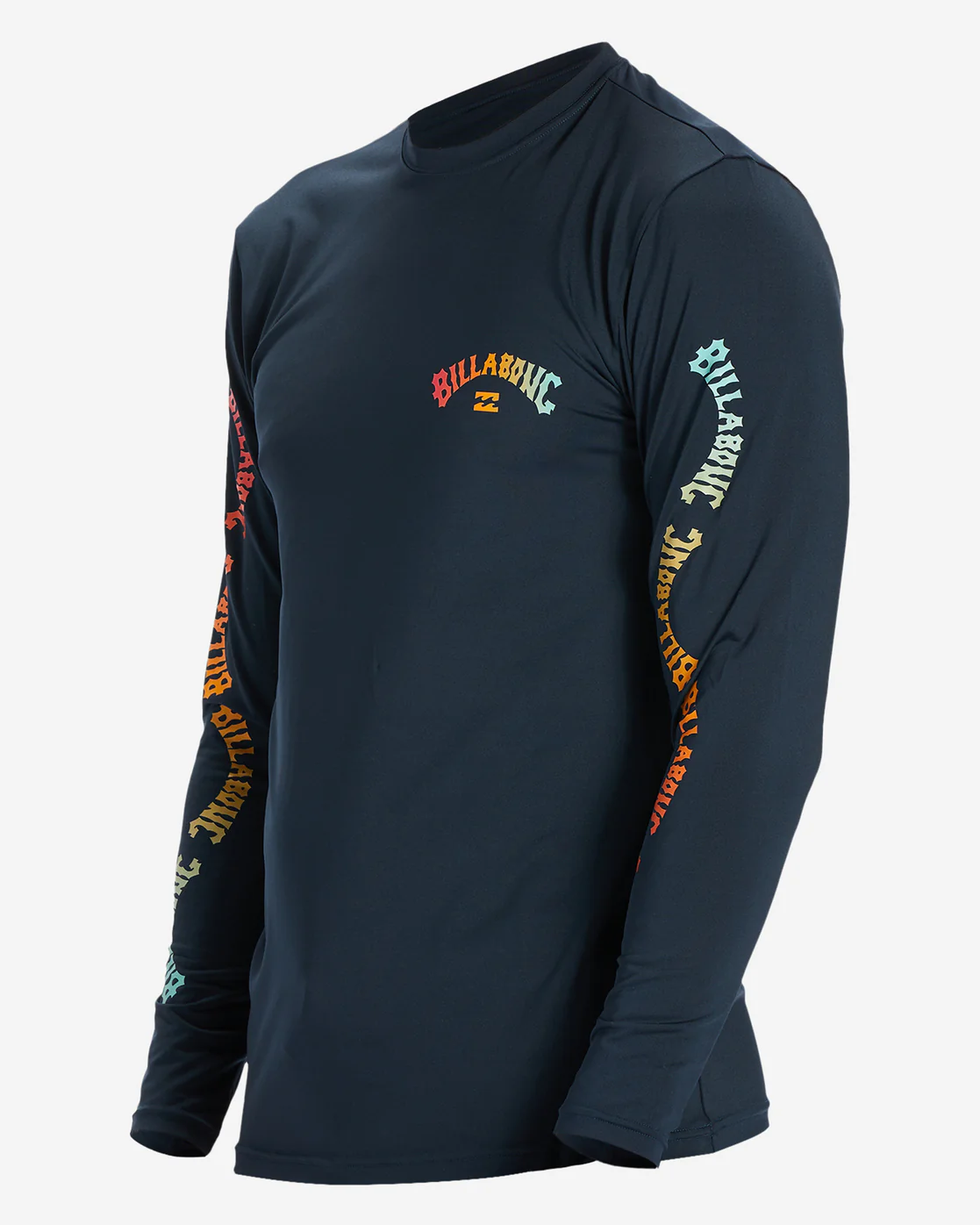 Billabong Snaking Arches Long Sleeve UPF 50 Surf T-Shirt - Navy -Biliabong Outlet