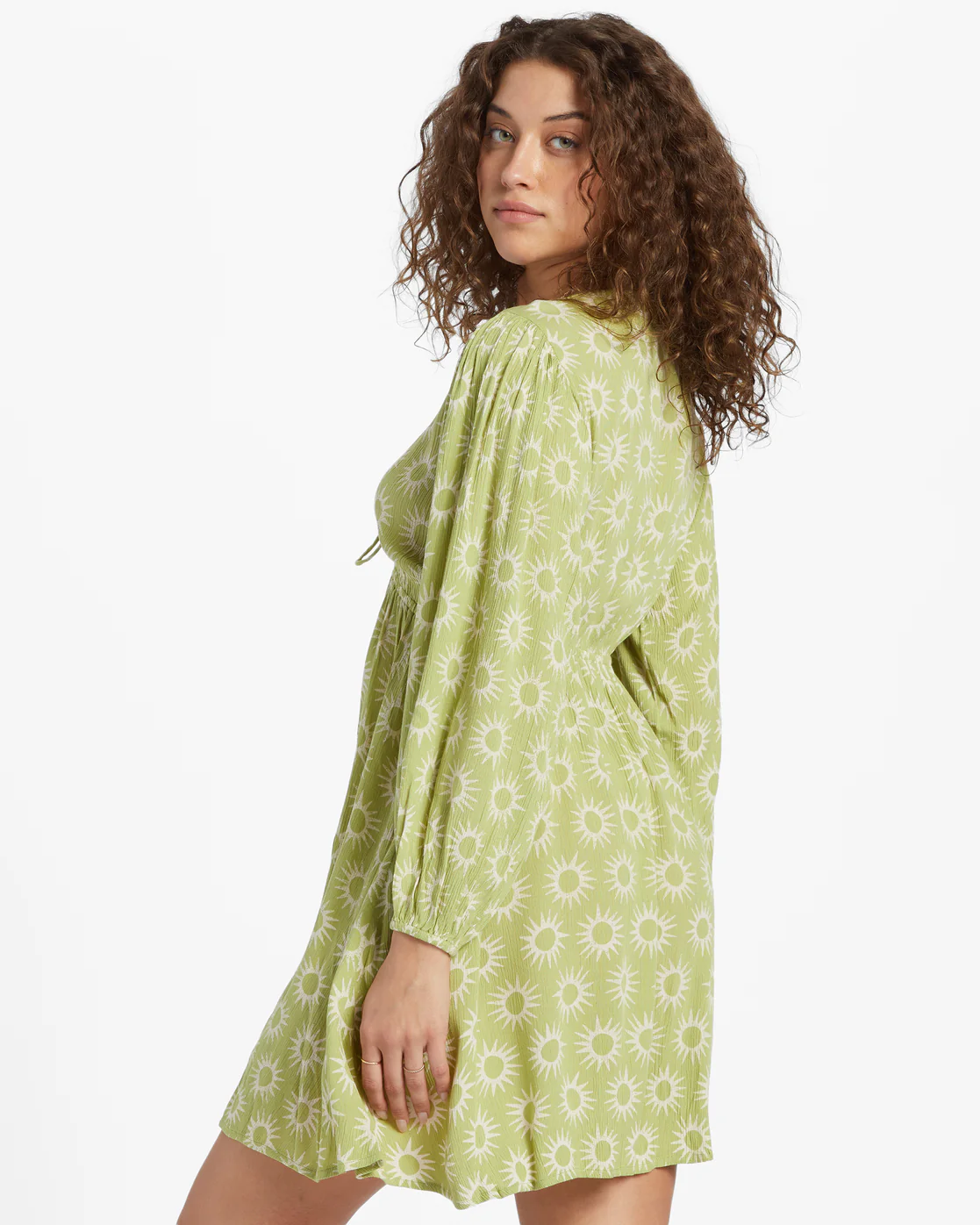Billabong Be Free Dress - Palm Green -Biliabong Outlet