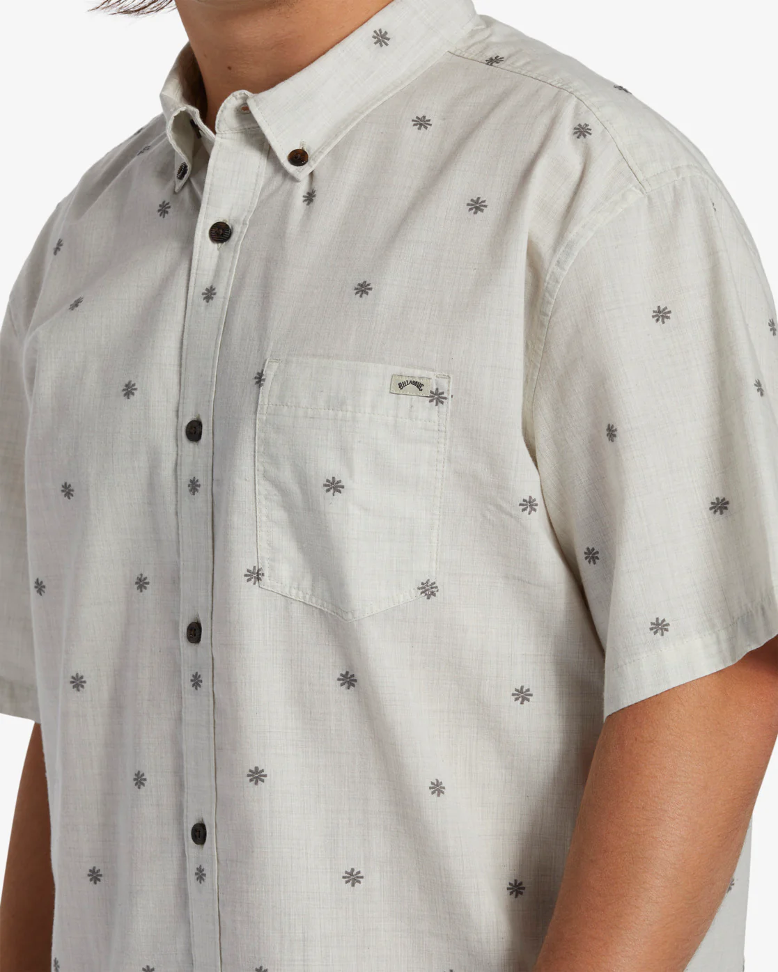 Billabong All Day Jacquard Short Sleeve Woven Shirt - Chino -Biliabong Outlet