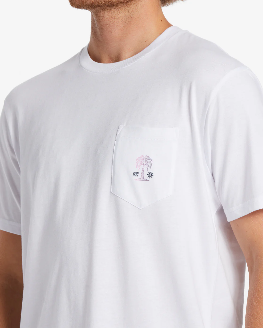 Billabong Tropics T-Shirt - White -Biliabong Outlet