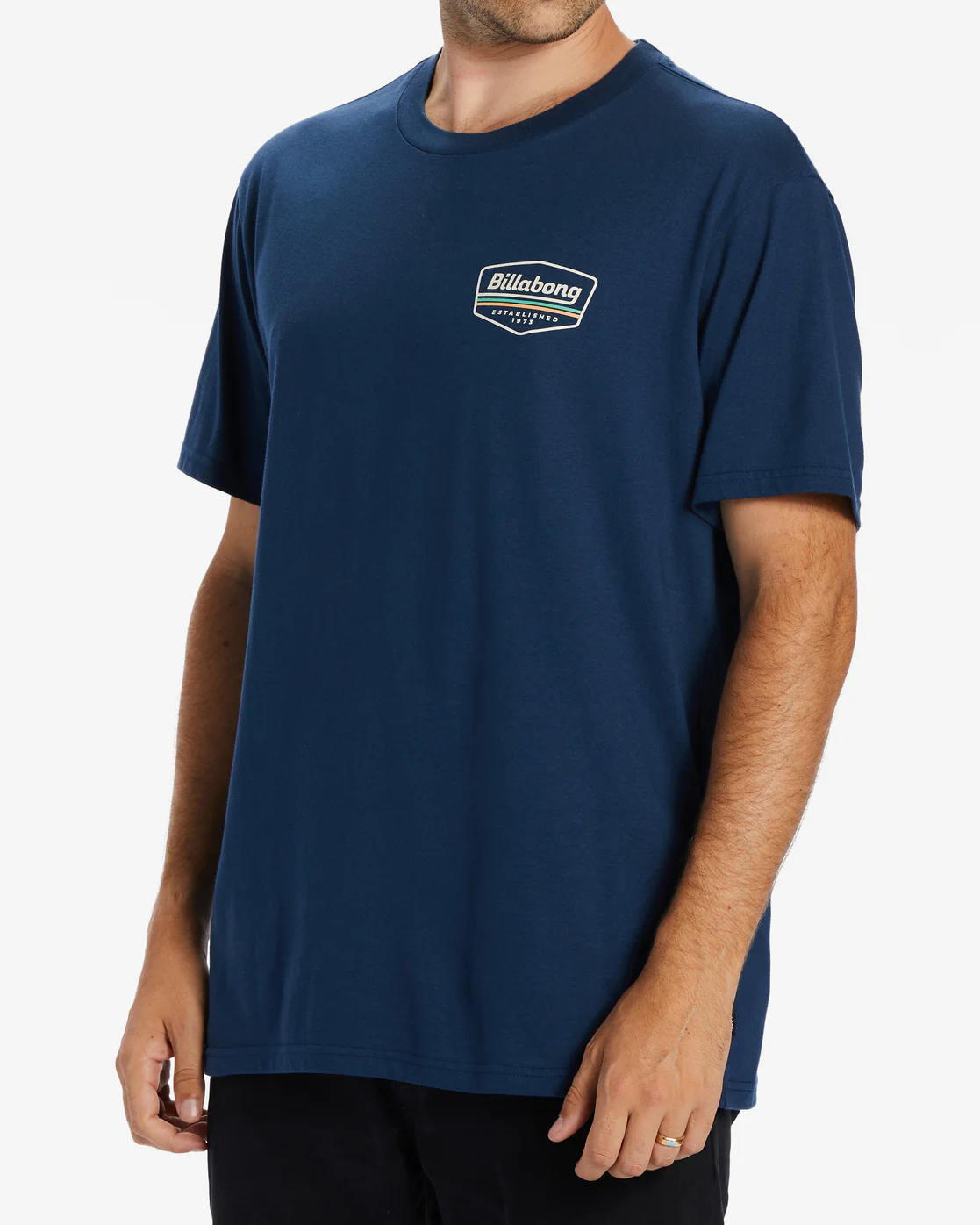 Billabong Walled T-Shirt - Dark Blue -Biliabong Outlet